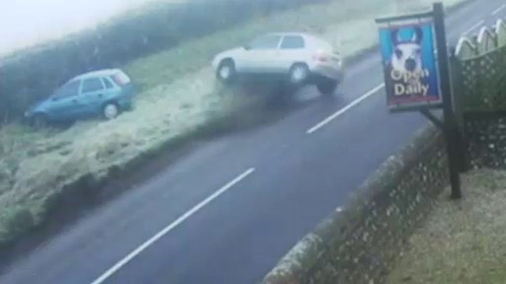 La policía británica usa imágenes de un accidente real para una campaña de tráfico