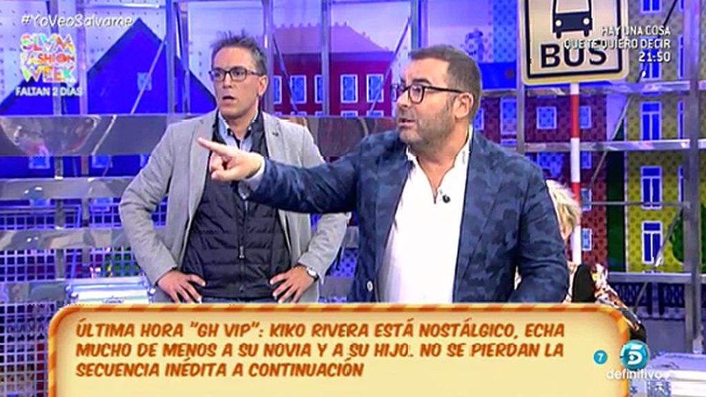 Jorge Javier: "Kiko Rivera cree que está exento de todo por ser Pantoja"