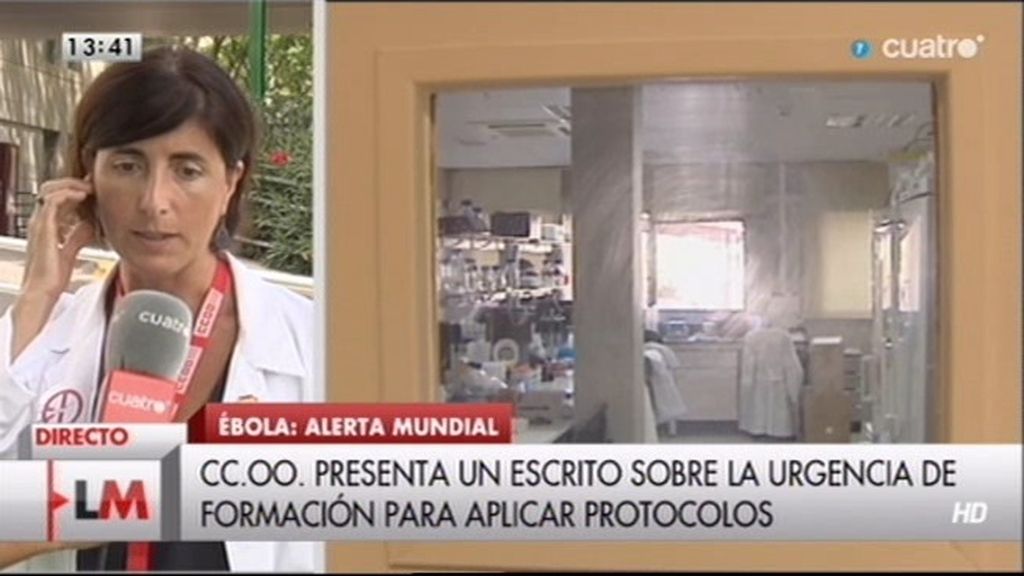 CC.OO denuncia fallos en la aplicación del protocolo del Ébola