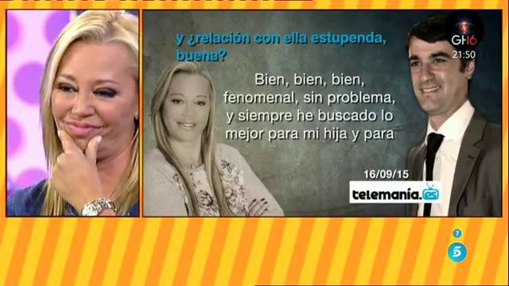 Belén, de las declaraciones de Jesulín: "Las fechas que estuvimos juntos no me cuadran”