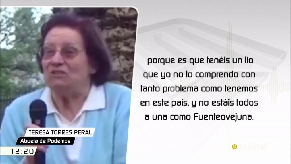 El mensaje de la abuela de Podemos que ha hecho recapacitar a Pablo Iglesias