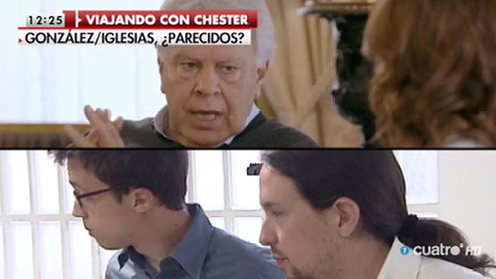 Pablo Iglesias cree que González y Aznar "se parecen más que nadie"