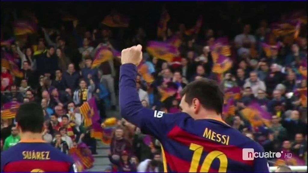 El Camp Nou se rindió a Messi ¡Ave, Leo!
