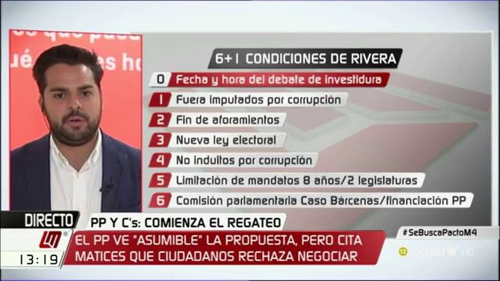 Fernando de Páramo: “No habrá matices, no tocaremos una coma de las seis propuestas”