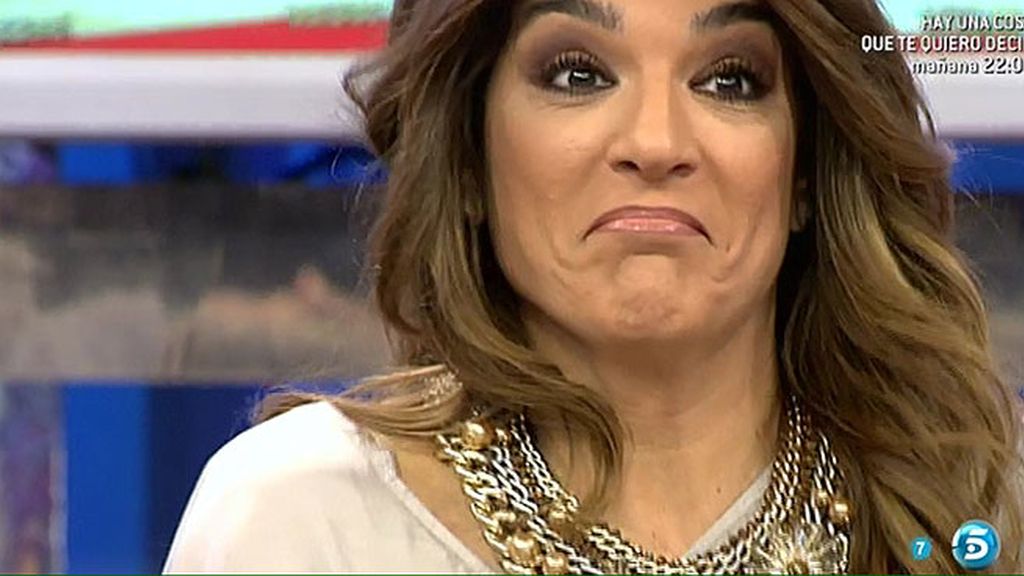 Raquel Bollo se entera en directo de que Aguasantas se somete al 'polideluxe'
