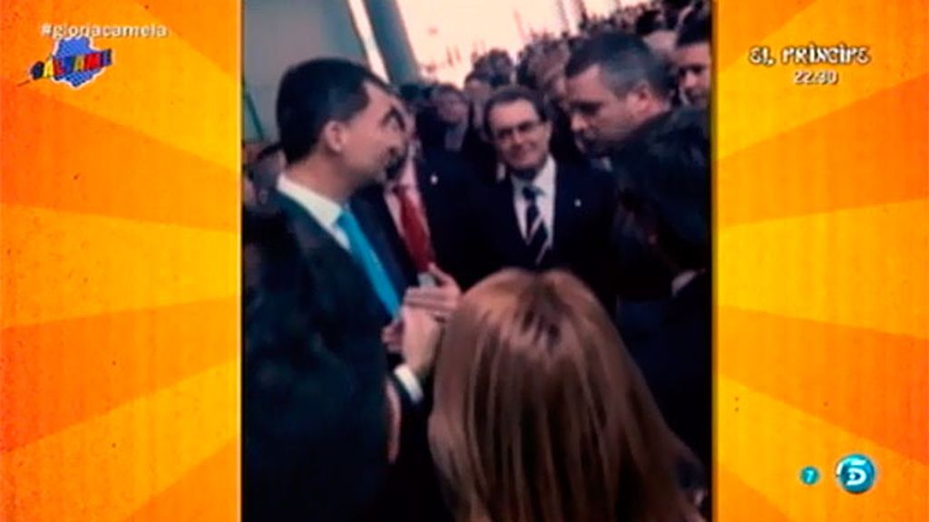 Un empresario catalán niega el saludo al Príncipe Felipe en un congreso en Barcelona