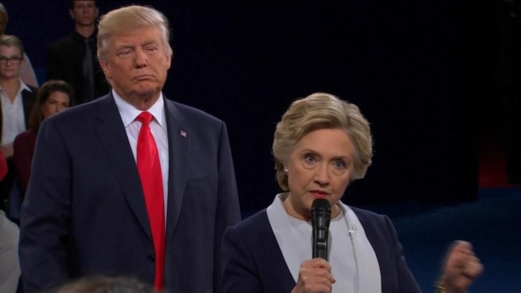 Trump y Clinton: el debate más áspero