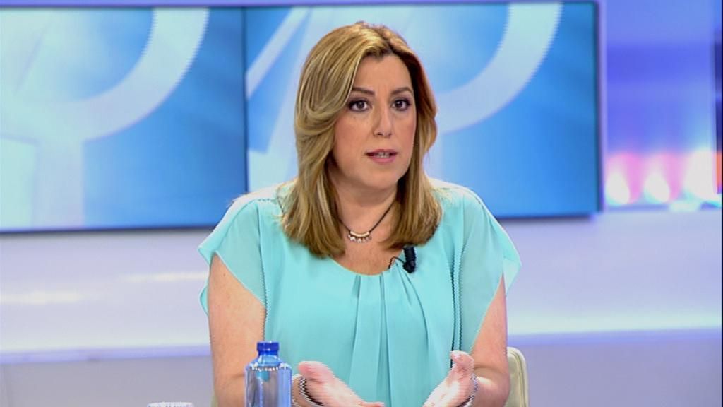 Susana Díaz pide a Rajoy que deje de "siestear" y busque votos