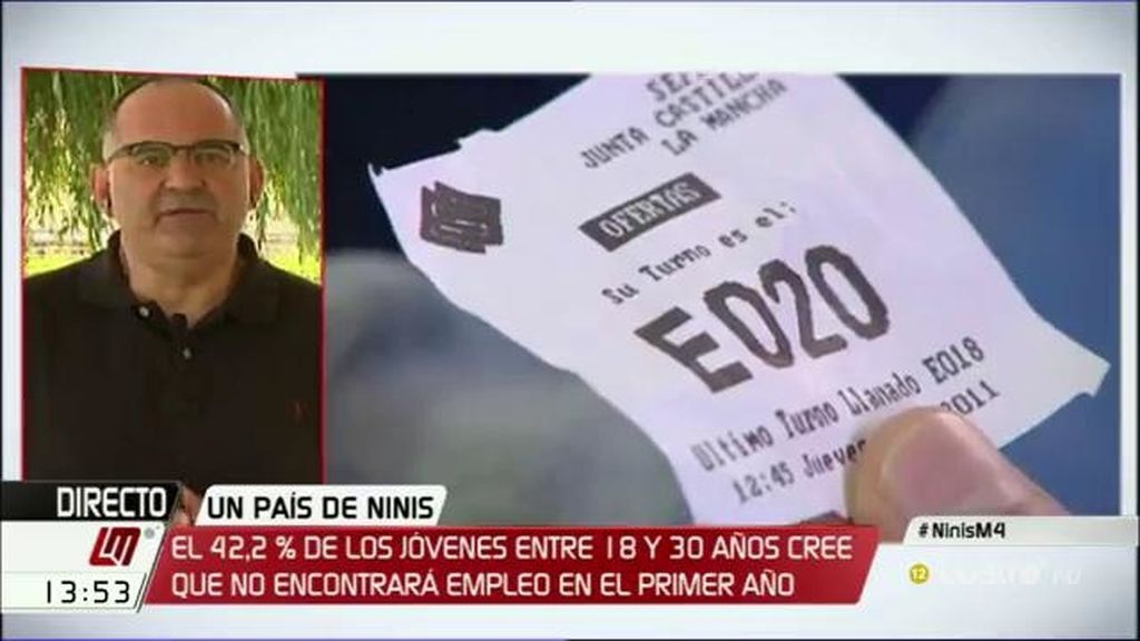 Antón Losada: "Hay tantos 'ninis' por culpa de la economía sumergida y el fraude fiscal"