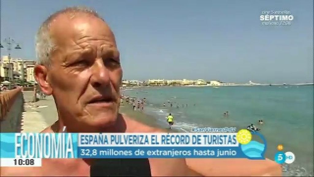 España pulveriza el récord de turistas