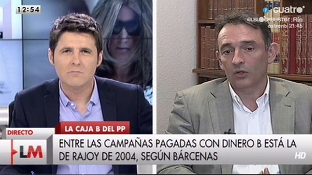 E. Santiago “Bárcenas ratifica pagos que han negado destacadas personalidades del PP”