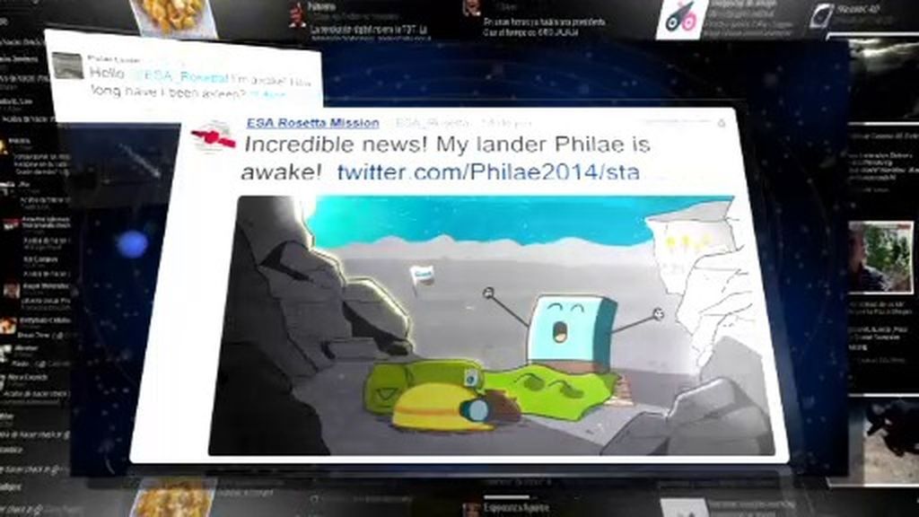 #HoyEnLaRed: Rosetta y Philae retoman su conversación