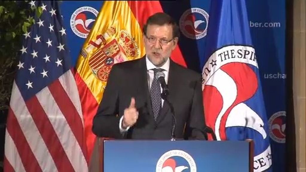 Rajoy pide a los empresarios de EEUU que apuesten por España