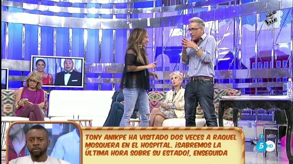 Kiko Hernández se apuesta con María Patiño "un jamón ibérico"