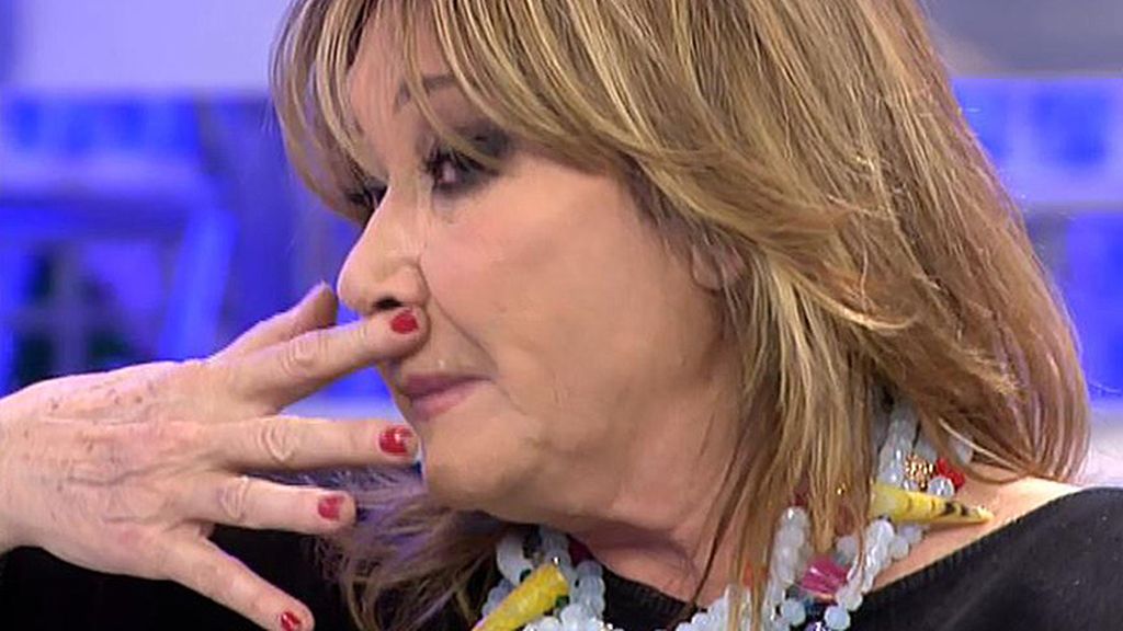 Mila Ximénez se emociona