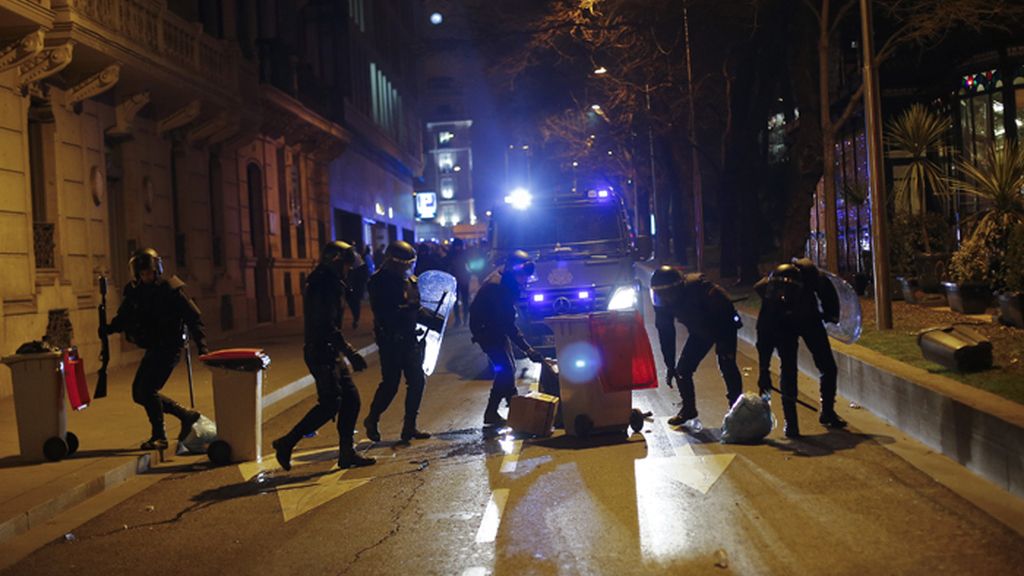 Catorce detenidos en la manifestación de apoyo a Gamonal en Madrid