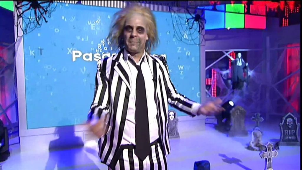 Tim Burton le quita el papel a Christian Gálvez en el 'Pasapalabra' de Halloween