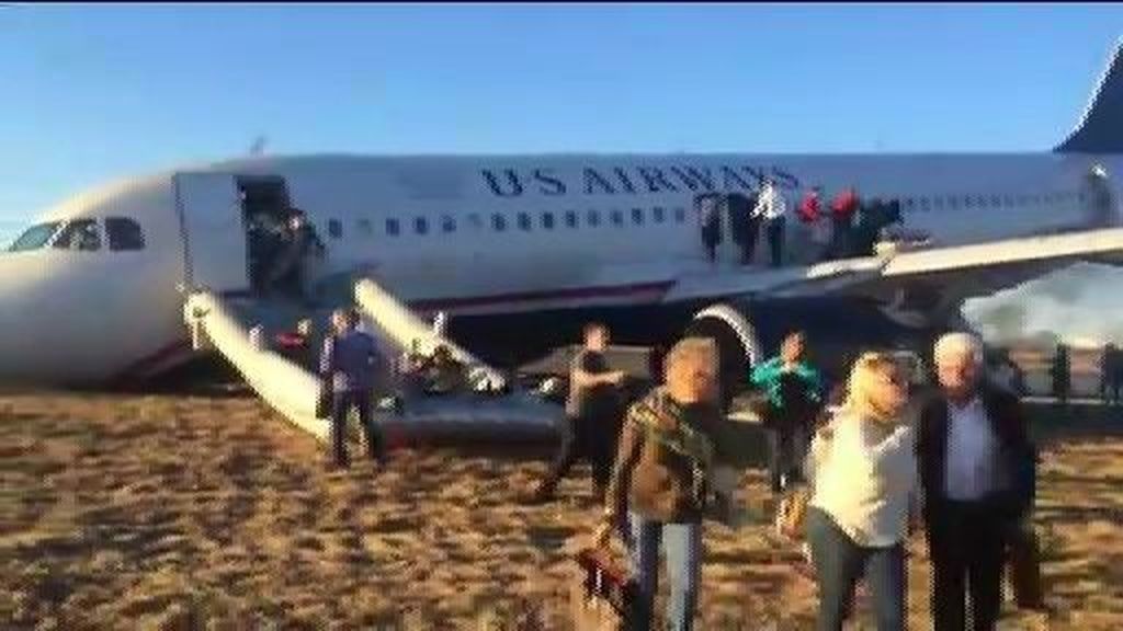 Aterrizaje forzoso en Filadelfia