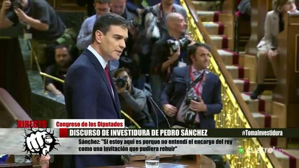 Pedro Sánchez: "Una cesión no es una derrota, sino un puente al entendimiento"