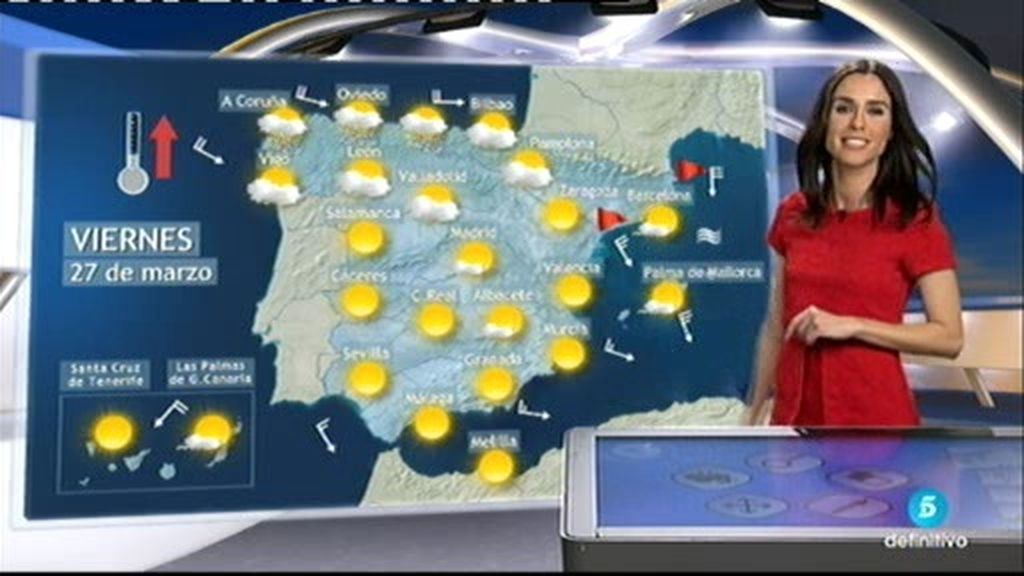 El tiempo, con Alba Lago