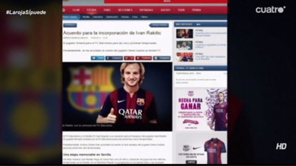 Ivan Rakitic firma con el el Barça por las próximas cinco temporadas