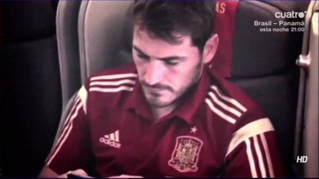 Así fue el viaje de la selección española en avión a Washington