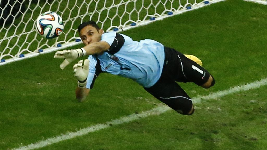 Keylor Navas sigue a la espera de novedades en la portería del Real Madrid