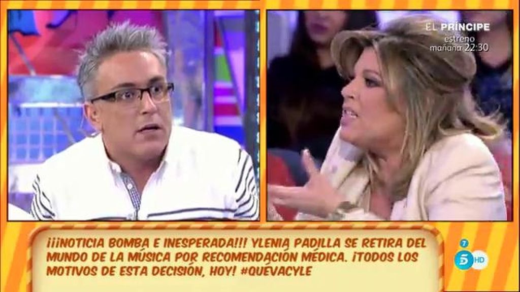 Kiko Hernández asegura que Lydia Lozano tiene miedo a Terelu