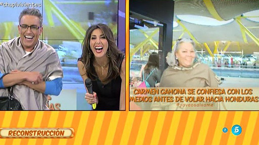 Kiko Hernández imita a Gahona