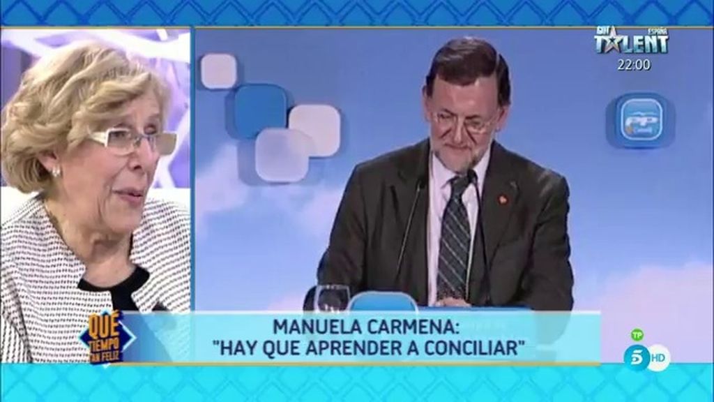 Carmena: "Rajoy debe asumir la responsabilidad de no parar la corrupción"