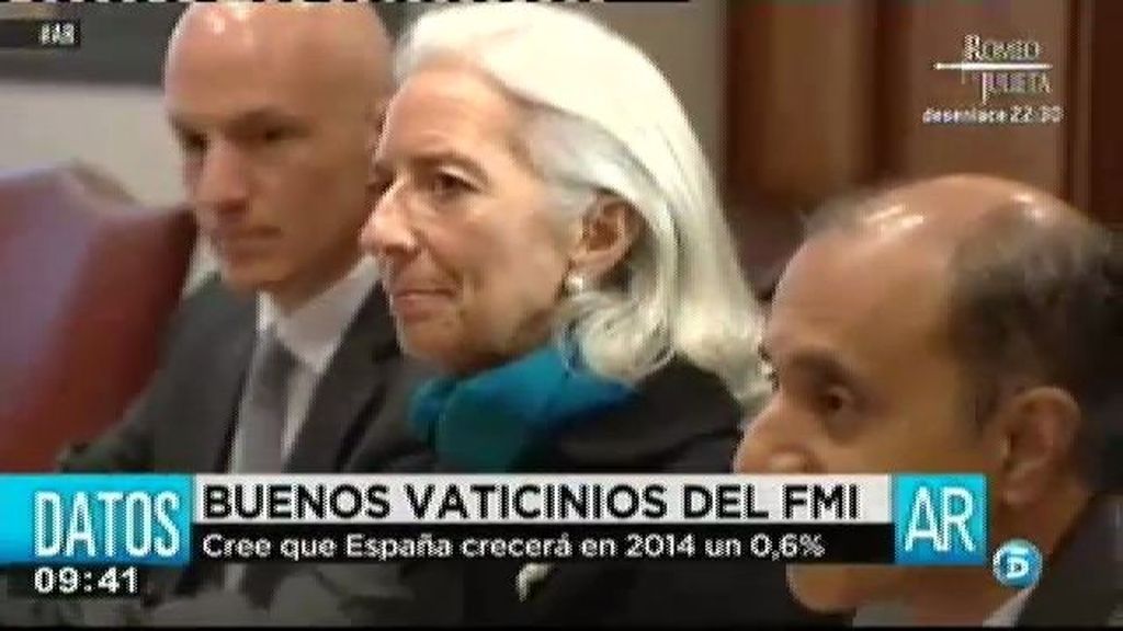 El FMI cree que España crecerá un 0,6% en 2014