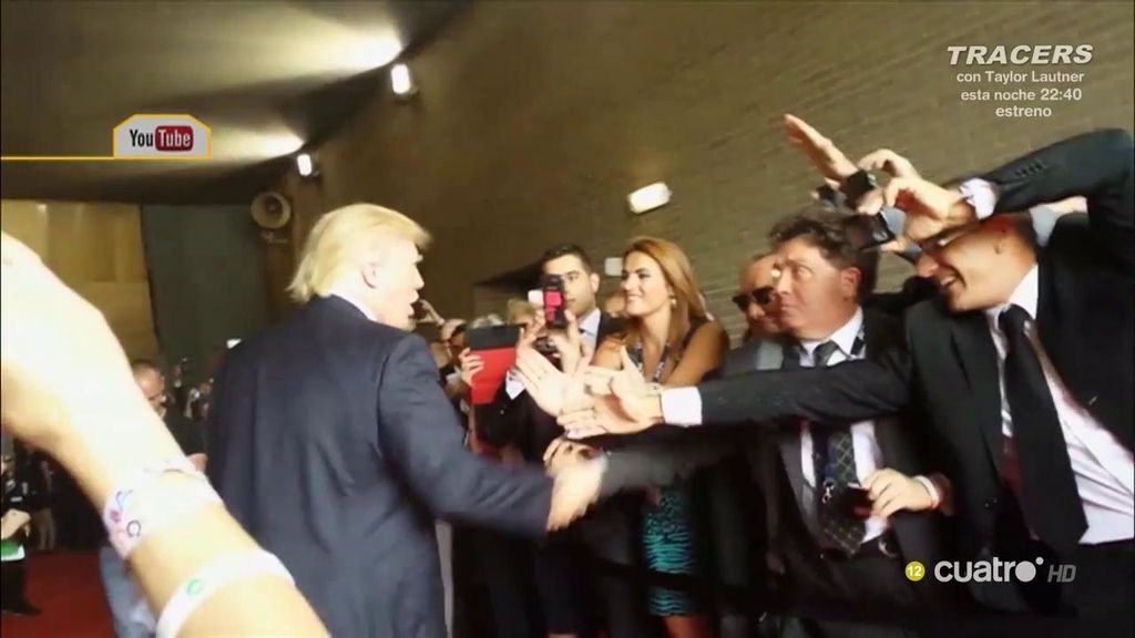 ¡Las imágenes de la visita de Donald Trump a Barcelona en 2014!