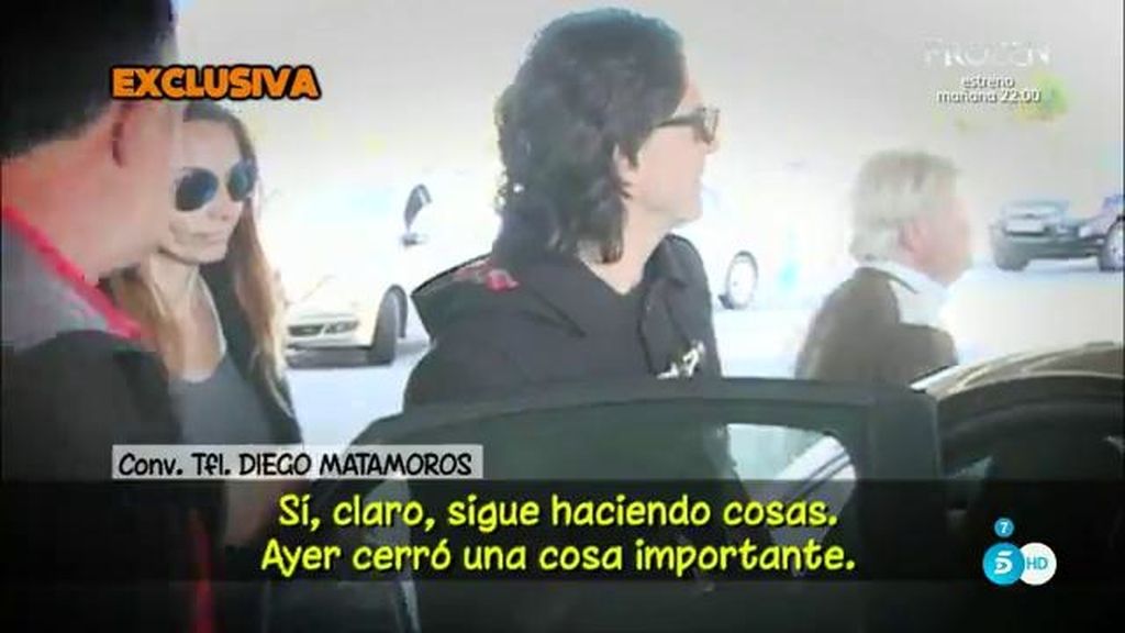 Diego Matamoros confirma que Toño Sanchís sigue siendo su representante