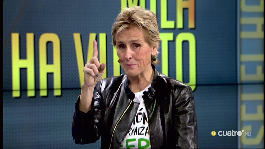 Mercedes Milá presenta su nuevo programa en 'Hazte un selfi' y opina de Donald Trump