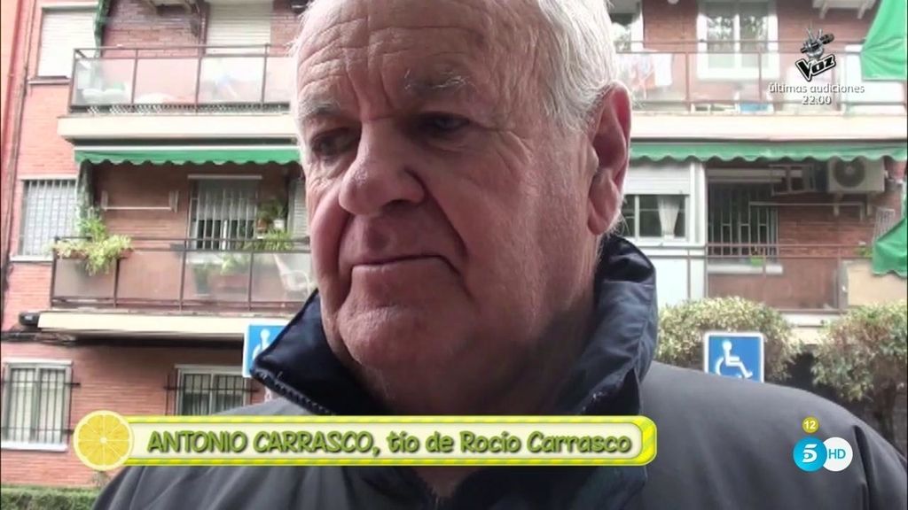 Antonio Carrasco, sobre Rocío: “Estoy con mi sobrina a muerte”