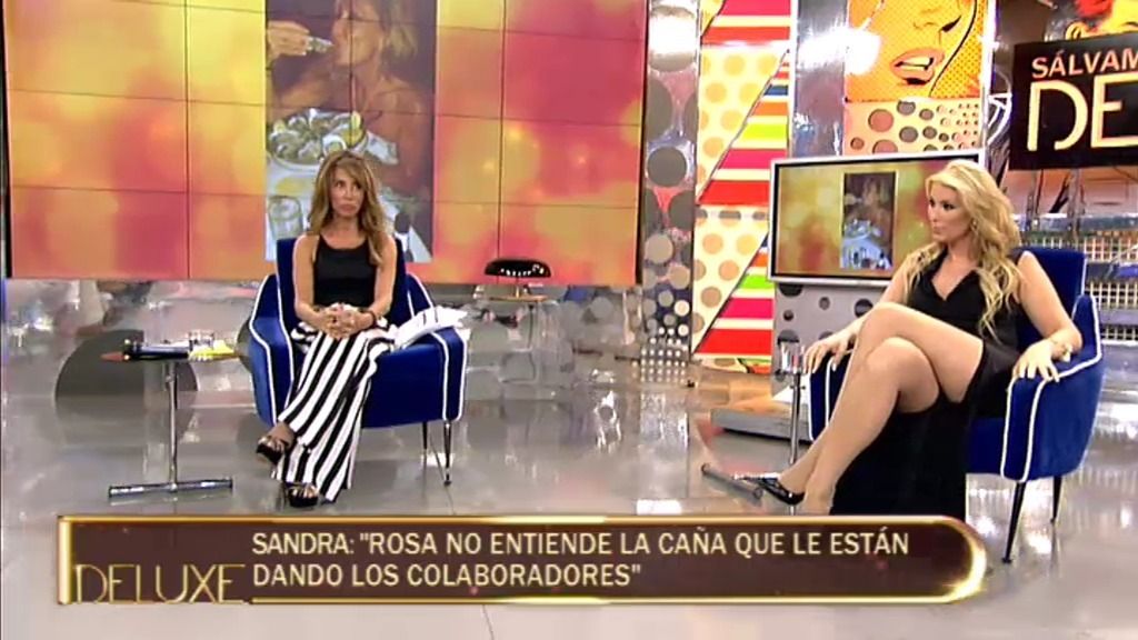 Sandra: "Desde que no está en Telecinco, Rosa es más feliz"
