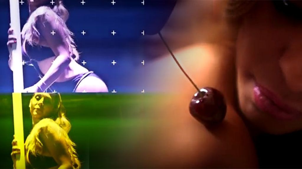 Látigo, baile sexy, pole-dance, besos: Elena Tablada se pone 'hot' en un vídeoclip