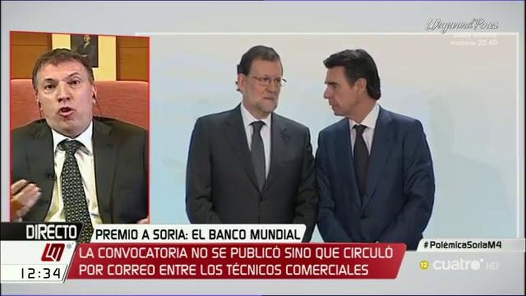 Juez Bosch: "Lo de Soria ha sido un nombramiento a dedo"