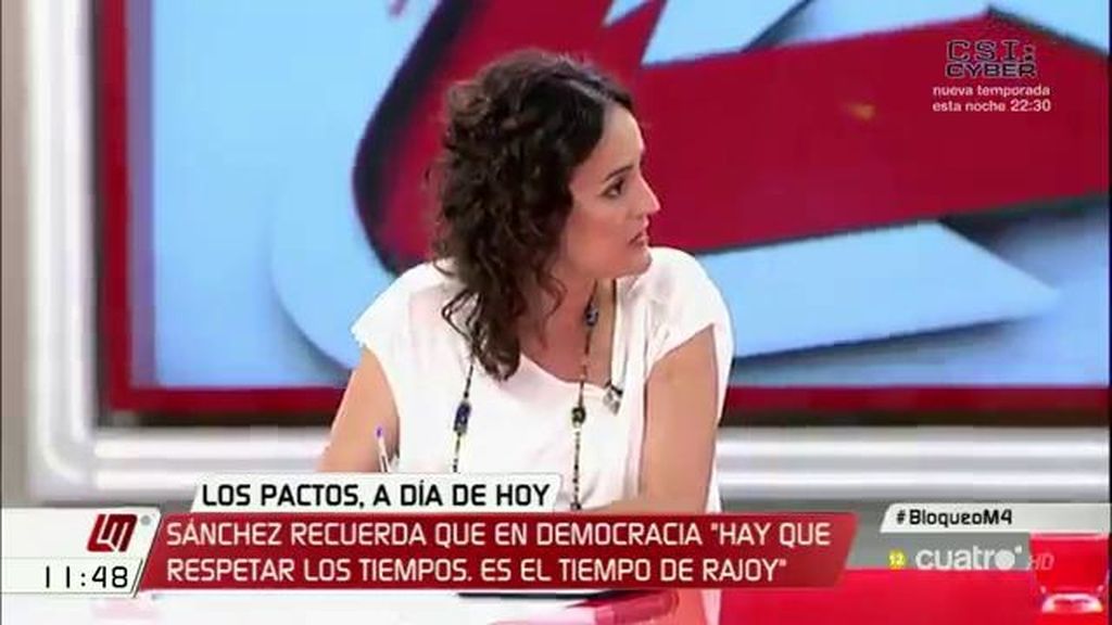 Clara Alonso (IU): “Si el PSOE camina en la dirección de abrir la posibilidad de una investidura alternativa, nos encontrará”