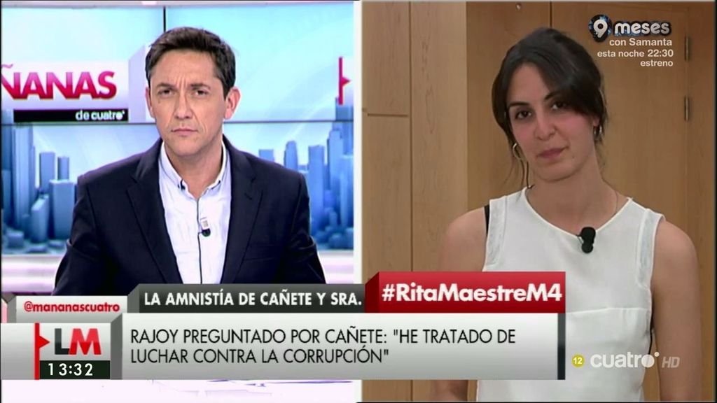 La entrevista de Rita Maestre, a la carta