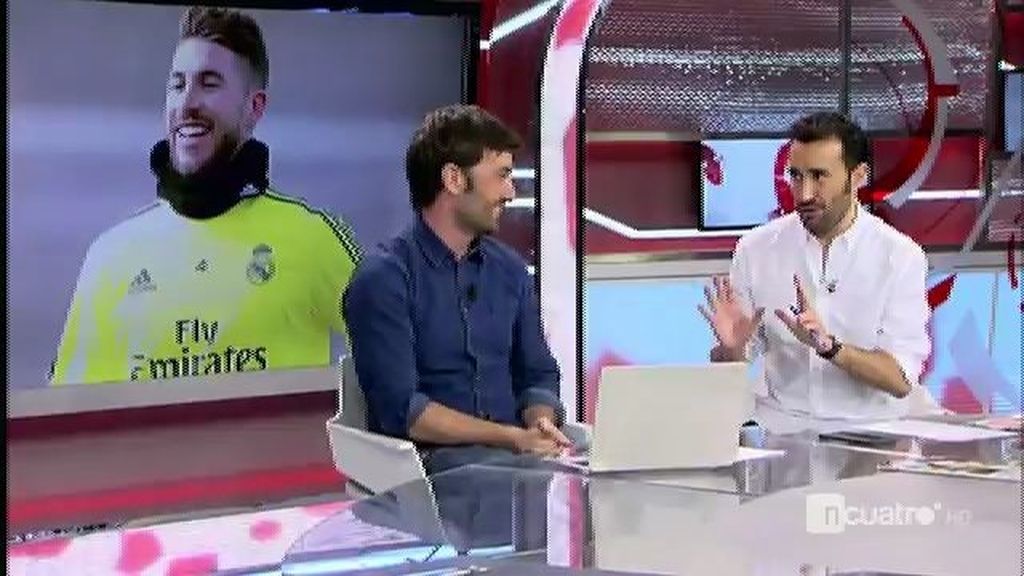 Sergio Ramos se acuerda de Mourinho en pleno entrenamiento con una burla