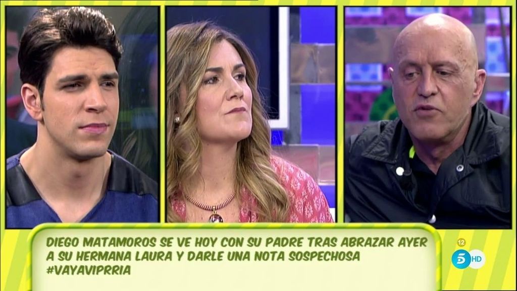 Diego Matamoros cree que su padre no apoya “de verdad” a su hermana Laura