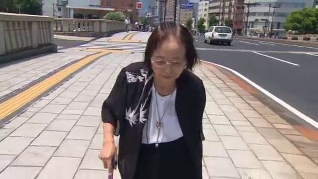 Una superviviente de Hiroshima revive el horror del bombardeo