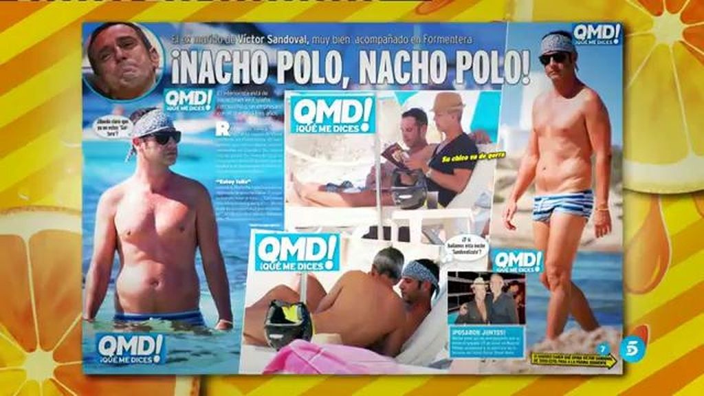 Nacho Polo en Formentera y en compañía de su nueva pareja, en ‘QMD!’