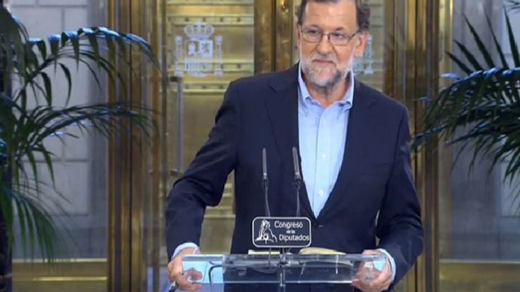 Rajoy: “Estoy en disposición para acudir a la investidura