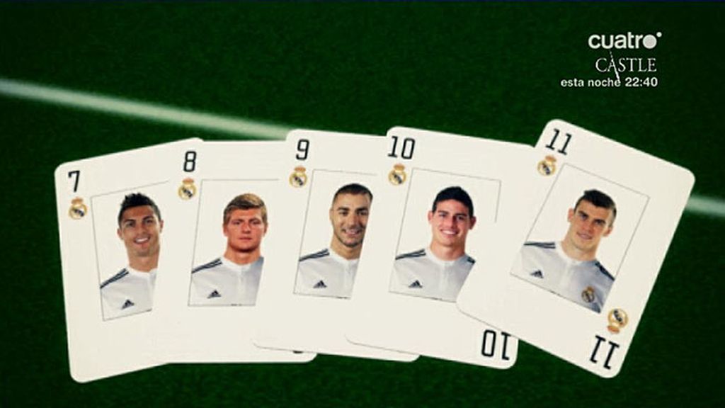 Cristiano, Kroos, Benzema, James y Bale, juntos por primera vez en el once del Madrid