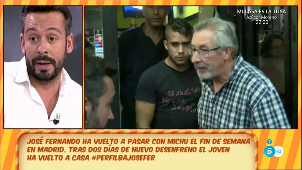 Kike Calleja: "Jose Fernando ha ingresado hoy en un centro de Salamanca"