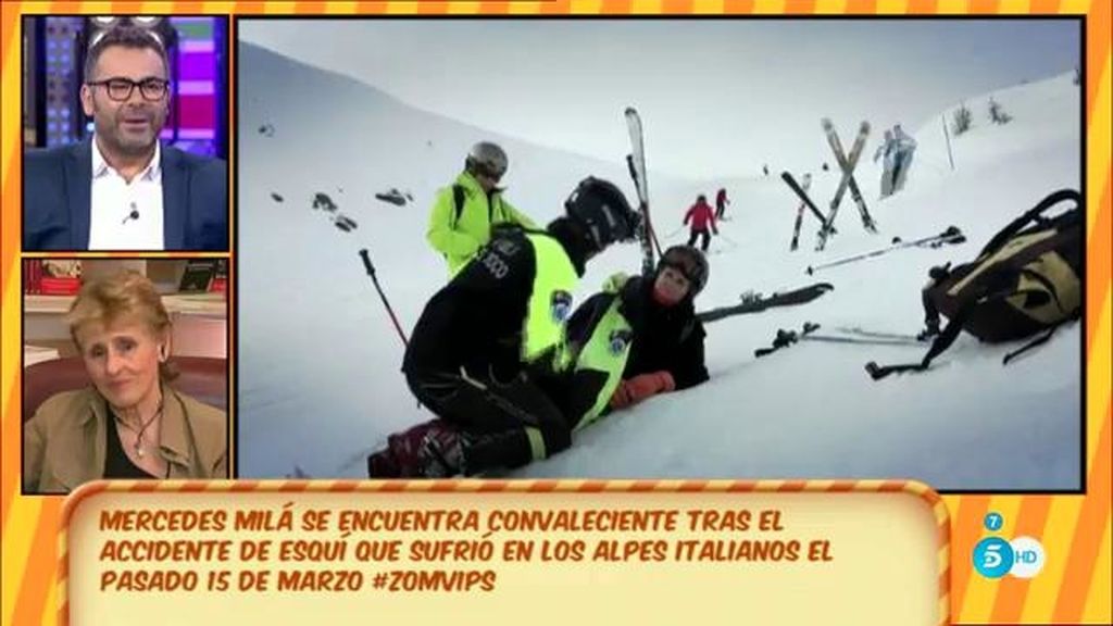 Mercedes Milá, de su accidente esquiando: "La sonrisa es vital”