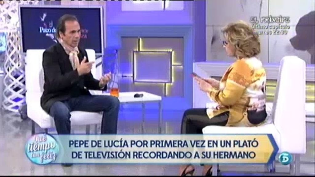 Pepe de Lucía: "A mi hermano le ha matado la entrega que ha tenido hacia la gente"