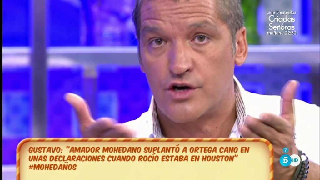 Amador Mohedano dio una entrevista suplantando a Ortega Cano, según Gustavo